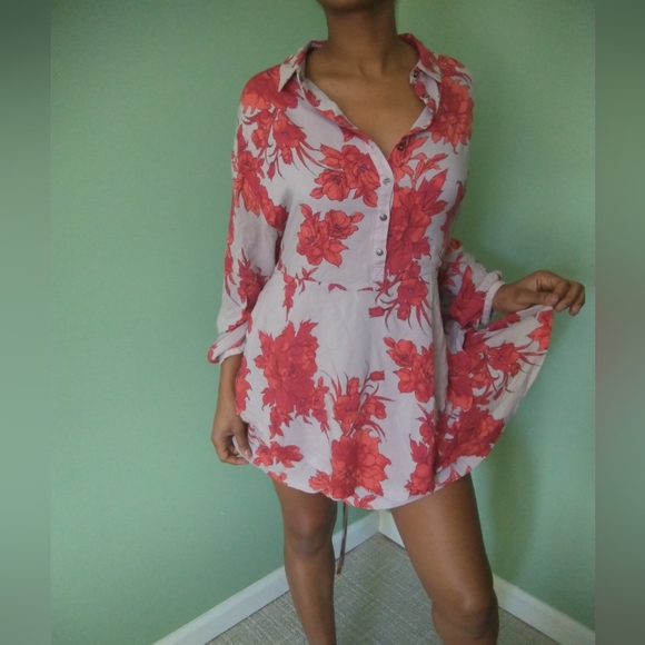 Women's Free people floral printed shake it dress - Picture 5 of 11